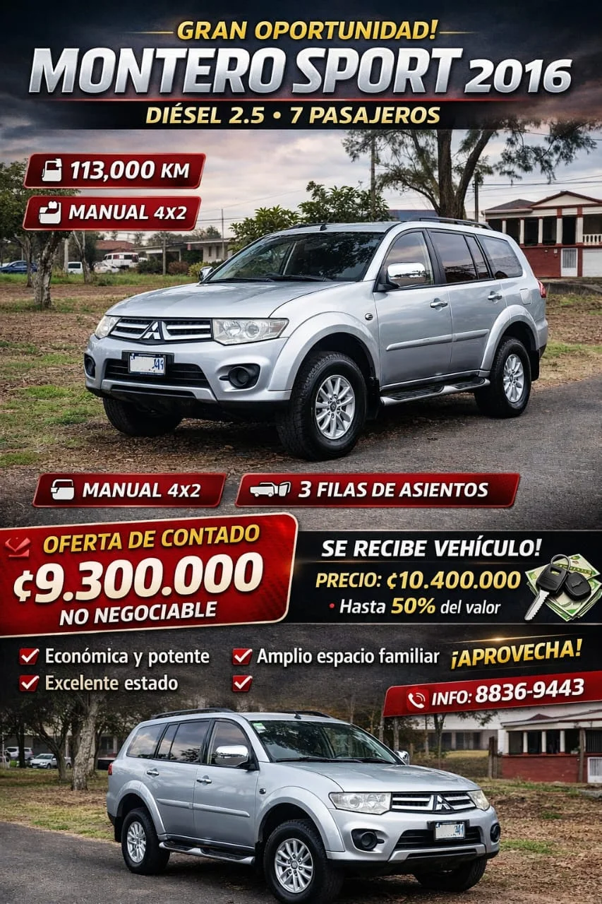2016 Mitsubishi Montero Sport
