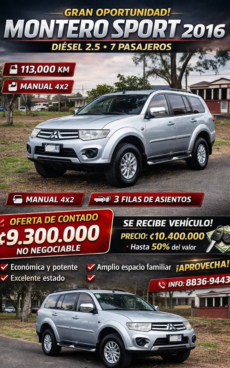 2016 Mitsubishi Montero Sport